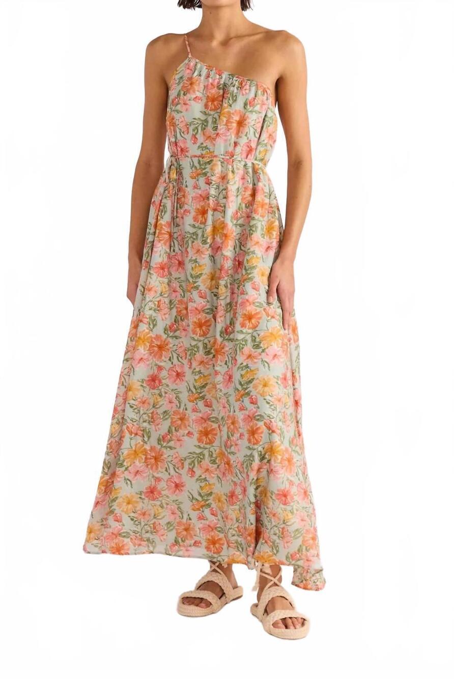 NEW MINKPINK lorelei maxi dress in peach